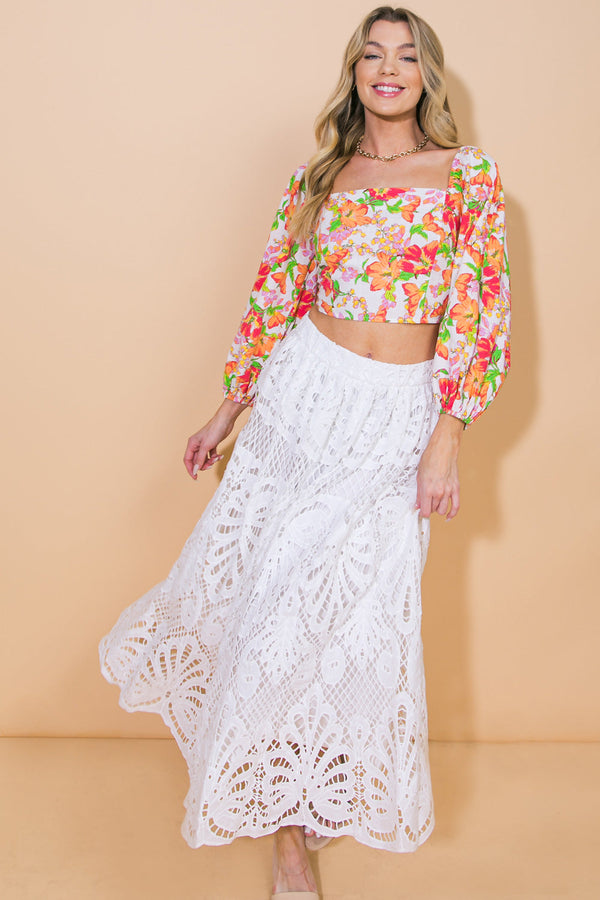 dreamy-nights-woven-midi-skirt Flying Tomato-Sophia's StyleSKIRTS-1